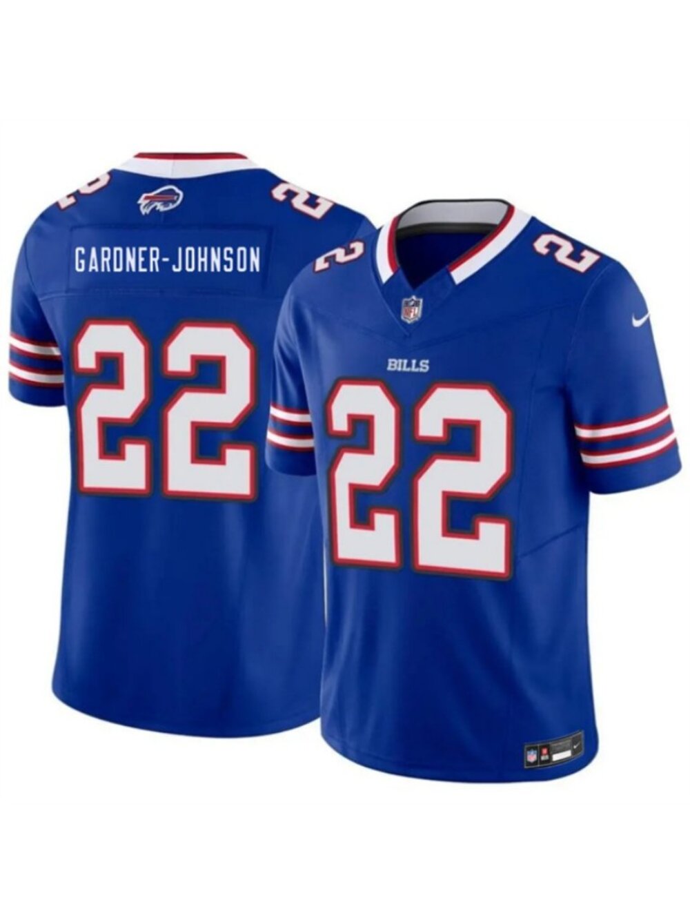 Choose for Youths C.J. Gardner-Johnson Blue Vapor Stitched Jersey